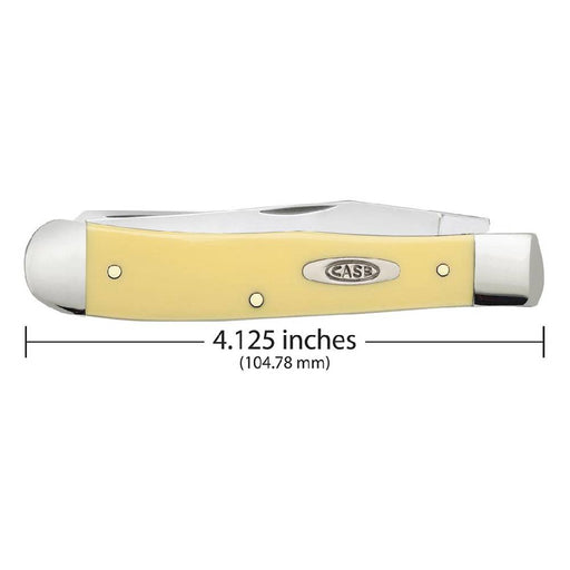 WR CASE Yellow Synthetic Trapper SS Knives W.R. Case   