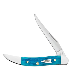 Case Small Texas Toothpick - Sky Blue Bone - Crandall Jig Knives W.R. Case   