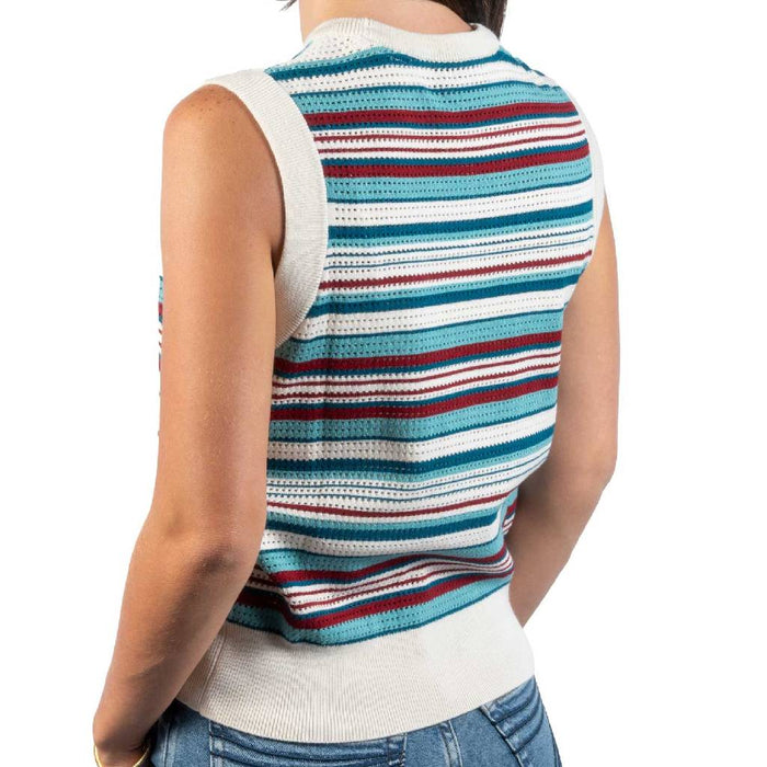 Cruel Denim Women's Striped Sweater Tank WOMEN - Clothing - Tops - Sleeveless Cruel Denim