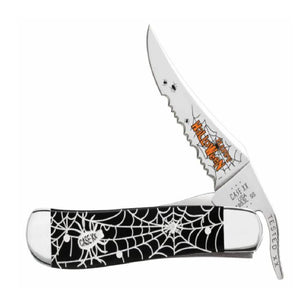 Case Halloween Black Synthetic Smooth Russlock Knives WR CASE   