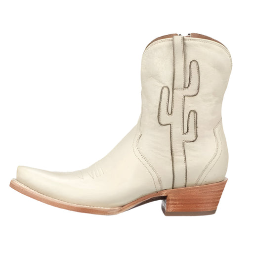 Lucchese April Prickly Plant Boot - Cream WOMEN - Footwear - Boots - Booties LUCCHESE BOOT CO.
