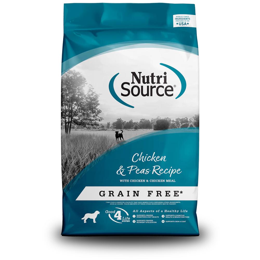 NutriSource Chicken & Pea Recipe Dog Food Feed & Hay - Feed Nutri-Source 5 LB  