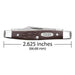 Case Brown Synthetic Jig Pen Knives W.R. Case