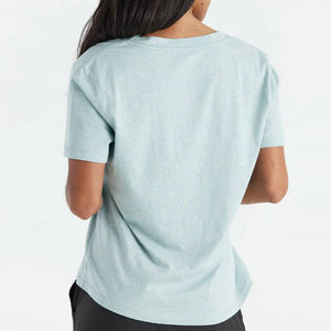 Freefly Women's Bamboo Heritage V Neck Tee WOMEN - Clothing - Tops - Short Sleeved Free Fly Apparel   