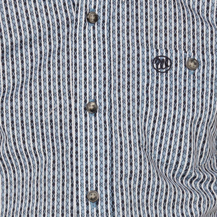 * Wrangler Boy's Striped Geo Print Shirt - FINAL SALE KIDS - Boys - Clothing - Shirts - Long Sleeve Shirts Wrangler