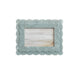 2- Layer Scalloped Resin Photo Frame - 4" x 6" Home & Gifts - Home Decor - Decorative Accents Creative Co-Op Aqua