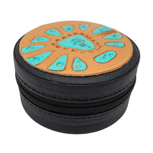 Mcintire Turquoise Squash Jewelry Case WOMEN - Accessories - Handbags - Clutches & Pouches McIntire Saddlery   