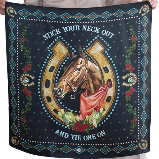 Fringe Scarves "Hold Your Horses" Long Wild Rag ACCESSORIES - Additional Accessories - Wild Rags & Scarves Fringe Scarves   
