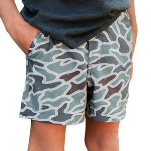 Burlebo Toddler Everyday Short - Retro Duck Camo KIDS - Baby - Baby Boy Clothing Burlebo   