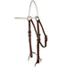 Professional's Choice Burgundy Lariat Rope Browband Training Headstall Tack - Training Professional's Choice
