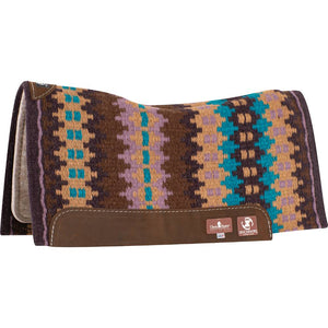 Classic Equine Zone Wool Top Pad 32" x 34" Tack - Saddle Pads Classic Equine Mulberry/Lavender  