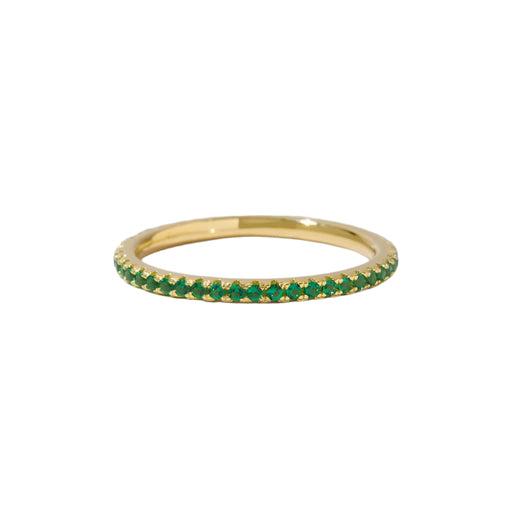 Emerald Eternity Ring - Size 6 WOMEN - Accessories - Jewelry - Rings Sami Jewels