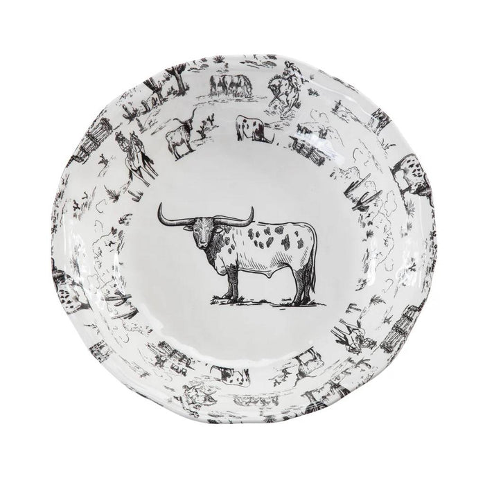 Ranch Life Melamine Serving Bowl HOME & GIFTS - Tabletop + Kitchen - Serveware & Utensils HiEnd Accents