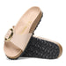 Birkenstock Madrid Big Buckle - High Shine New Beige WOMEN - Footwear - Sandals Birkenstock   