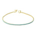 Turquoise Tennis Bracelet - 8" Gold WOMEN - Accessories - Jewelry - Bracelets Sami Jewels