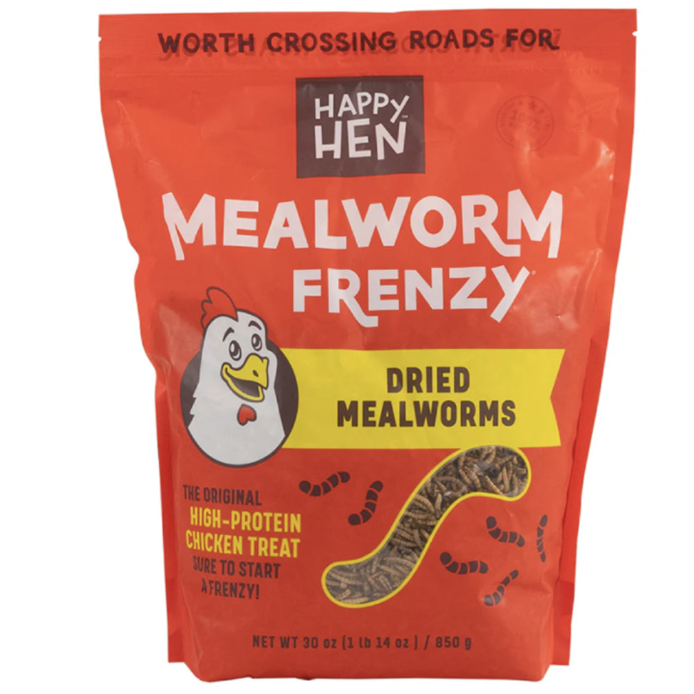 Happy Hen Treats Mealworm Frenzy 30oz Livestock - Toys & Treats Happy Hen Treats   