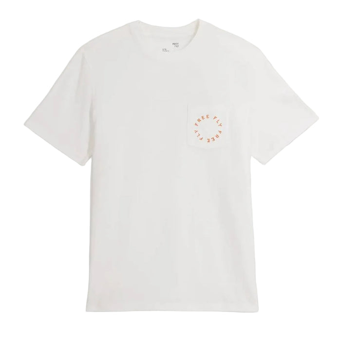Free Fly Target Species Pocket Tee - Bright White WOMEN - Clothing - Tops - Short Sleeved Free Fly Apparel