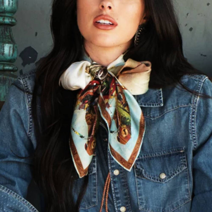Fringe Scarves "Haute Horse" Long Wild Rag ACCESSORIES - Additional Accessories - Wild Rags & Scarves Fringe Scarves   