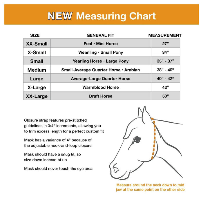 Cashel Crusader Fly Mask Long Nose Equine - Fly & Insect Control Cashel