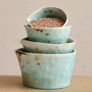 Stoneware Measuring Cup Set HOME & GIFTS - Tabletop + Kitchen - Serveware & Utensils Creative Co-Op   