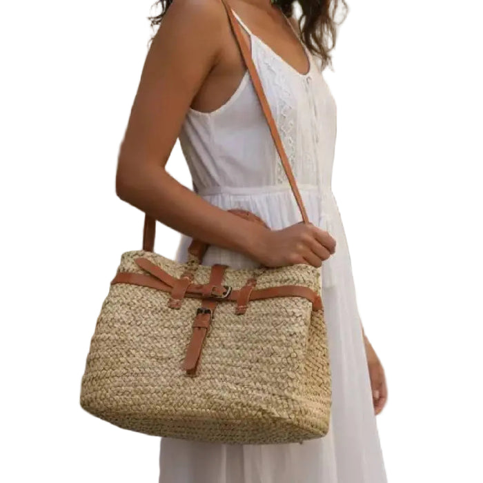 Palm Leaf Beach Bag
