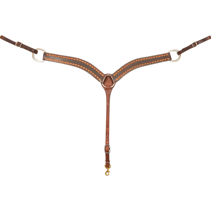 Martin Saddlery 2" Dark Frame Diamond Breast Collar