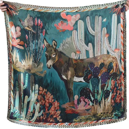 Fringe Scarves "Burro Country" Long Wild Rag ACCESSORIES - Additional Accessories - Wild Rags & Scarves Fringe Scarves   
