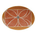Oval Stoneware Wax Relief Platter - Orange/Multi HOME & GIFTS - Home Decor - Decorative Accents Creative Co-Op