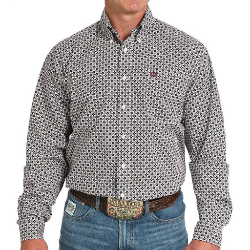 Cinch Men's Geo Print Button Down Shirt MEN - Clothing - Shirts - Long Sleeve Cinch