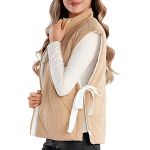 Mud Pie Dixie Reversible Puff Vest WOMEN - Clothing - Outerwear - Vests Mud Pie   