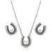 Montana Silversmiths Lovely and Lucky Horseshoe Jewelry Set WOMEN - Accessories - Jewelry - Jewelry Sets Montana Silversmiths
