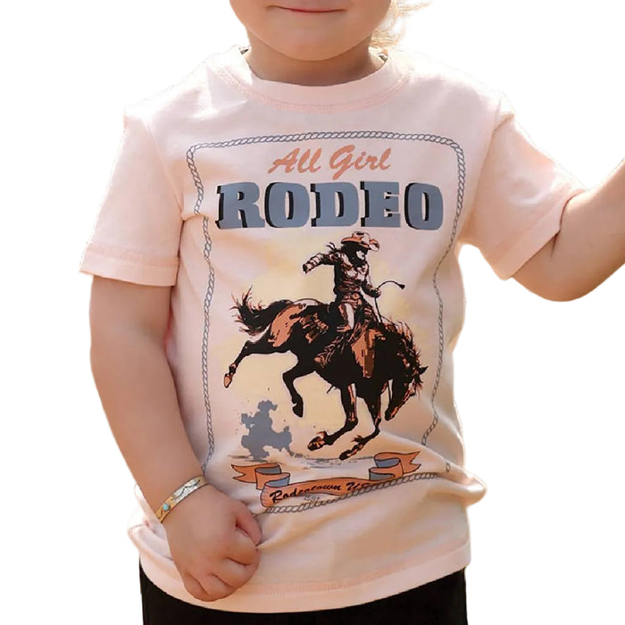 Cruel Denim Toddler Girl's "All Girl Rodeo" Pink Tee