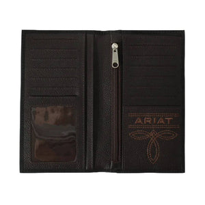 Ariat Embossed Logo Rodeo Wallet MEN - Accessories - Wallets & Money Clips M&F Western Products   