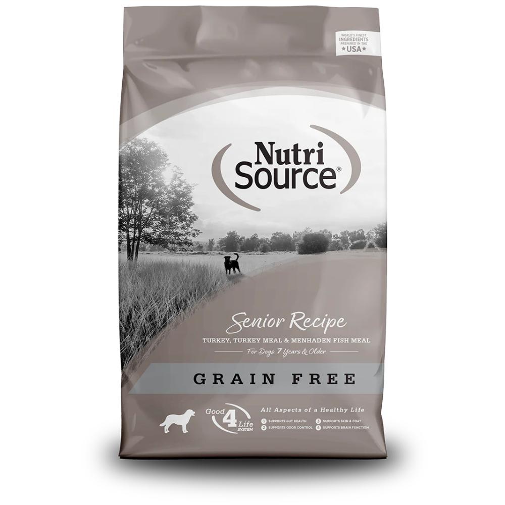 NutriSource Senior Recipe Dog Food Feed & Hay - Feed Nutri-Source   