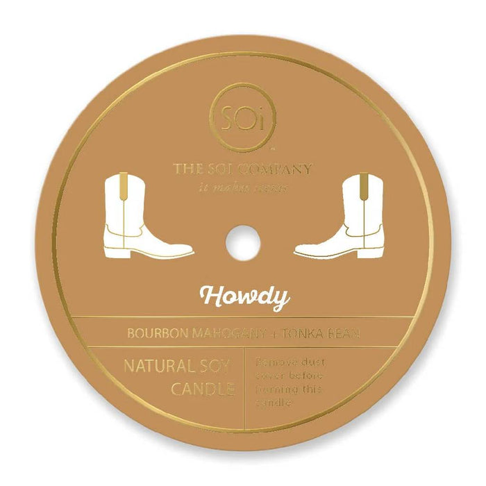 Howdy Cowboy Boot 12oz Candle HOME & GIFTS - Home Decor - Candles + Diffusers The Soi Company