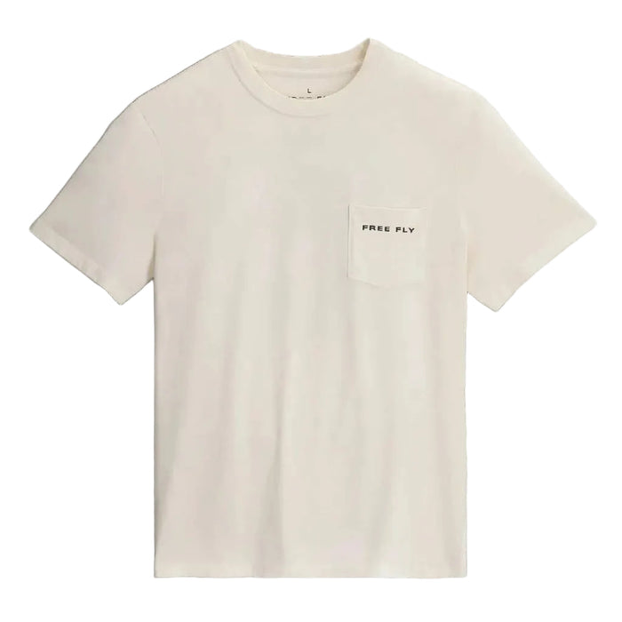 Free Fly Dive Bomb Pocket Tee - Heather Sea Salt MEN - Clothing - T-Shirts & Tanks Free Fly Apparel