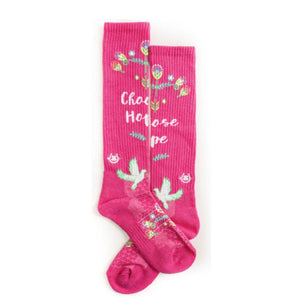 Lucky Chuck Choose Hope Socks WOMEN - Clothing - Intimates & Hosiery Lucky Chuck   