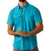 Ariat Men's VentTek Outbound Fitted Blue Moon Button Down Shirt MEN - Clothing - Shirts - Short Sleeve Ariat Clothing