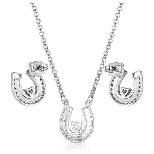 Montana Silversmiths Lovely and Lucky Horseshoe Jewelry Set WOMEN - Accessories - Jewelry - Jewelry Sets Montana Silversmiths