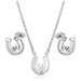 Montana Silversmiths Lovely and Lucky Horseshoe Jewelry Set WOMEN - Accessories - Jewelry - Jewelry Sets Montana Silversmiths