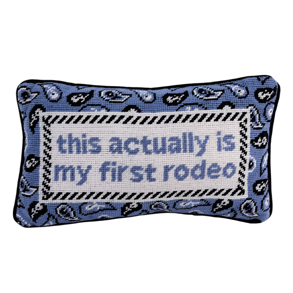 First Rodeo Pillow HOME & GIFTS - Home Decor - Decorative Pillows Furbish Studio