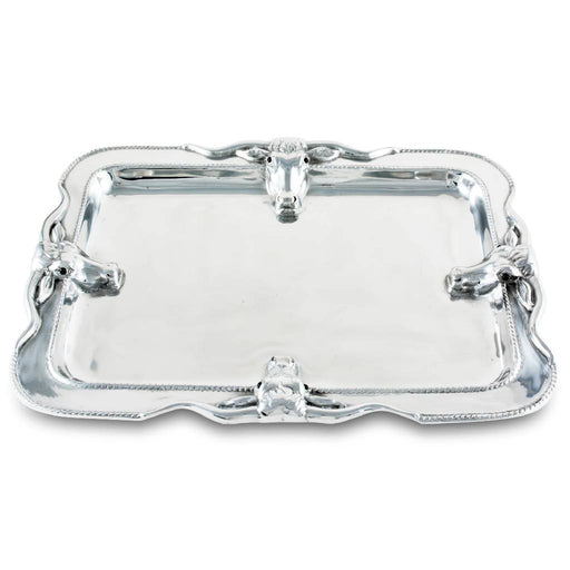 Large Longhorn Platter HOME & GIFTS - Tabletop + Kitchen - Serveware & Utensils Arthur Court