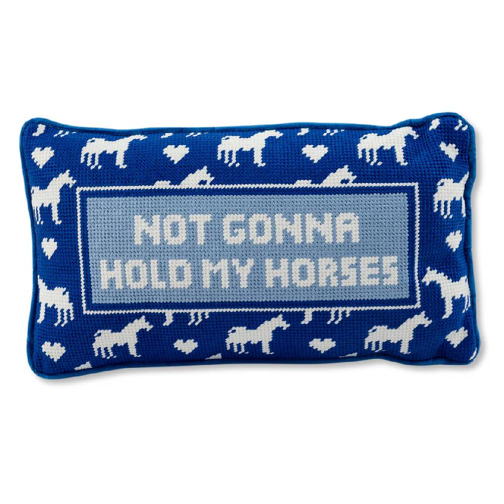 Hold My Horses Pillow HOME & GIFTS - Home Decor - Decorative Pillows Furbish Studio