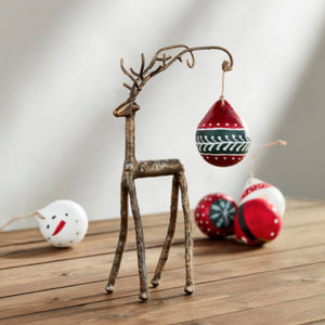 Mud Pie Deer Ornament Stand