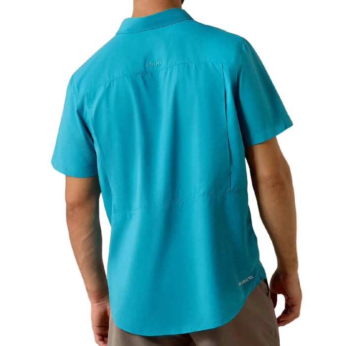 Ariat Men's VentTek Outbound Fitted Blue Moon Button Down Shirt MEN - Clothing - Shirts - Short Sleeve Ariat Clothing