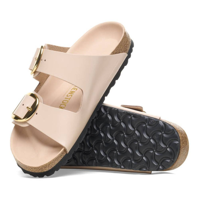 Birkenstock Arizona Big Buckle - High Shine New Beige WOMEN - Footwear - Sandals Birkenstock   