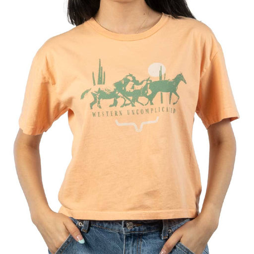 Kimes Ranch Women's Peach Plains Stampede Tee WOMEN - Clothing - Tops - Short Sleeved Kimes Ranch
