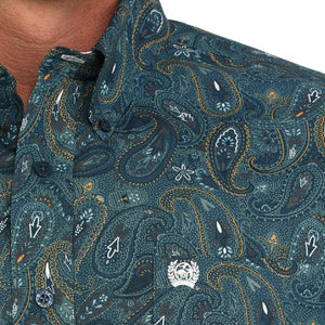 Cinch Men's Paisley Button Down Western Shirt MEN - Clothing - Shirts - Long Sleeve Cinch