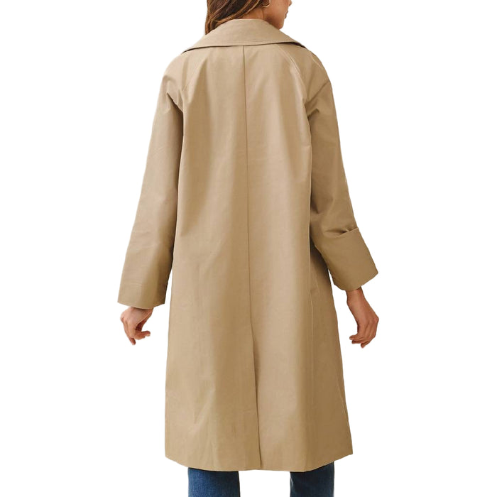 Longline Beige Trench Coat