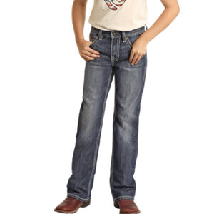 Rock & Roll Boy's Straight Stitch Bootcut Jean KIDS - Boys - Clothing - Jeans Panhandle   